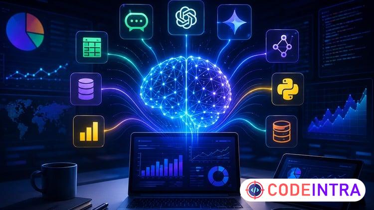 AI-Powered Data Analysis: ChatGPT, SQL, Python & BI - Codeintra
