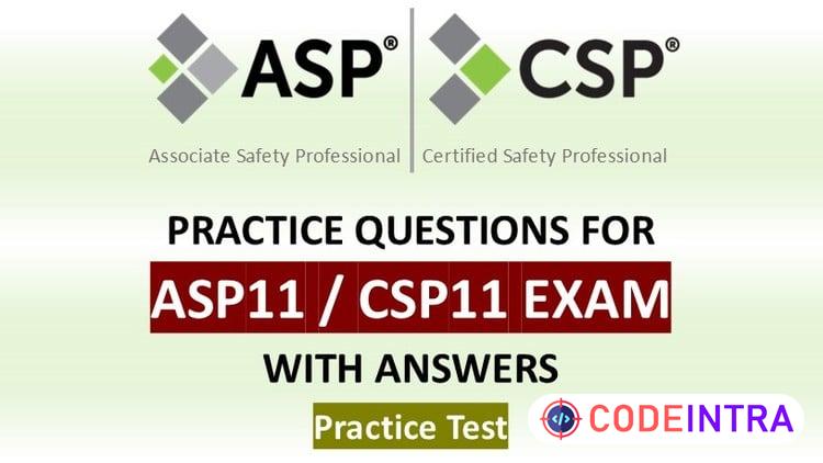 ASP 11 / CSP 11 Exam Preparation Practice Test #1 - Codeintra