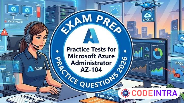 Practice Tests for Microsoft Azure Administrator AZ-104 Exam - Codeintra