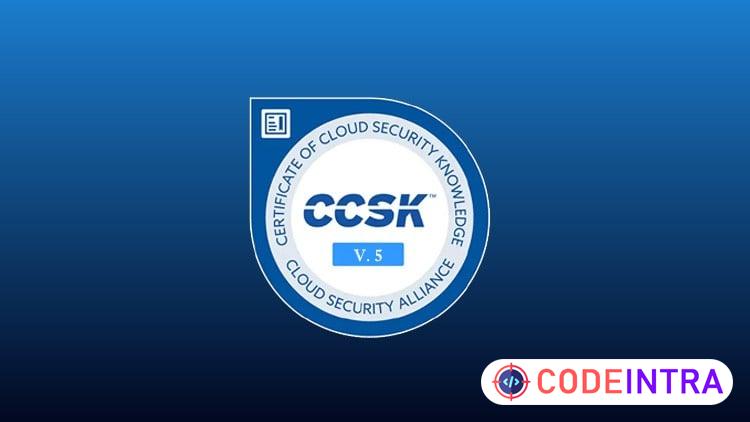 Certificate of Cloud Security Knowledge CCSK v.5 Tests 2026 - Codeintra