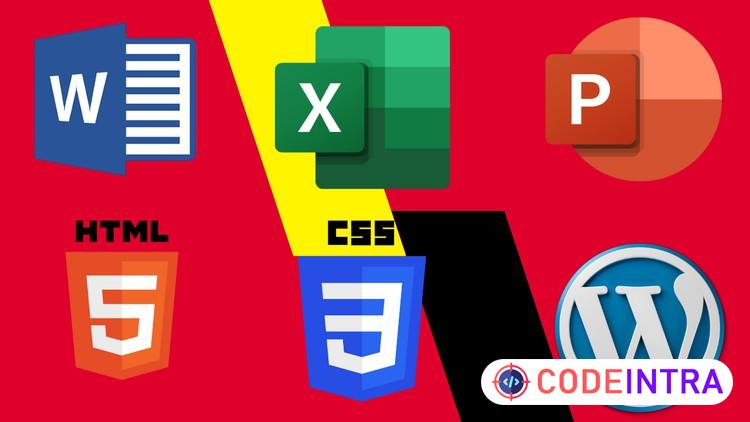 Complete MS Office and Web Design Development Course - Codeintra