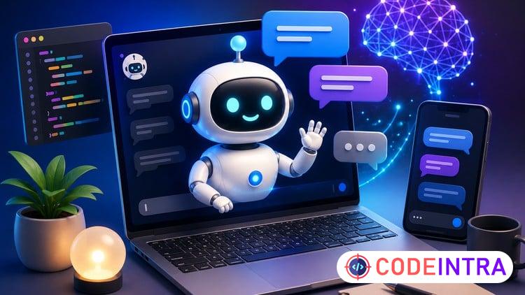 Create Chatbot Using Javascript and AI - Codeintra