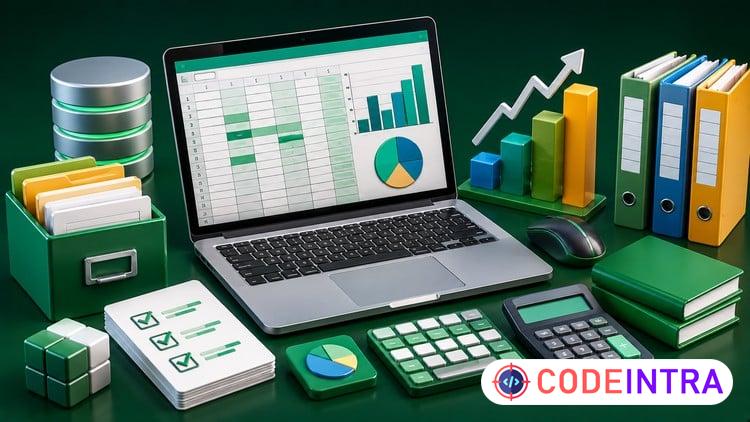 Data Entry & Excel Mastery (हिंदी में): Practice Tests - Codeintra