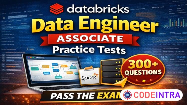 Databricks Data Engineer Assoc. Full 6 Practice Tests 2026 - Codeintra