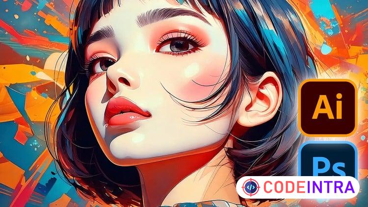Photoshop and Illustrator 2 in 1 Master Course for Beginners - Codeintra