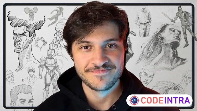 Character Drawing Masterclass: Character Drawing Art School - Codeintra