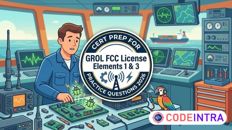 GROL FCC License Practice Test 2026: Elements 1 & 3 - Codeintra