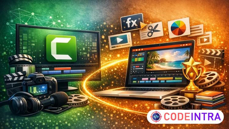 Master Camtasia Complete Video Editing for Beginners to Pro - Codeintra