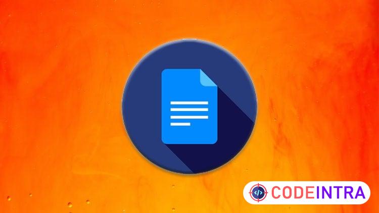 Mastering Google Docs - Complete Google Docs Course - Codeintra