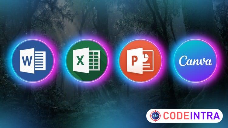 MS Office With Canva Word Excel PowerPoint Canva All  in One
