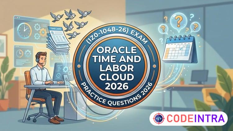 Oracle Time and Labor Cloud 2026 Practice Test | 1Z0-1048-26 - Codeintra