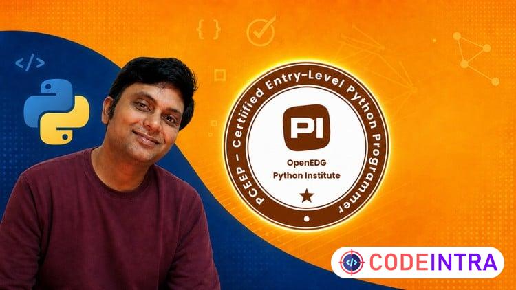 Python PCEP Course - Become Certified Entry-Level Programmer - Codeintra