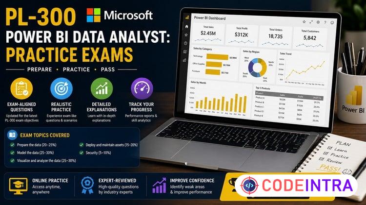 PL-300 Microsoft Power BI Data Analyst: Practice Exams
