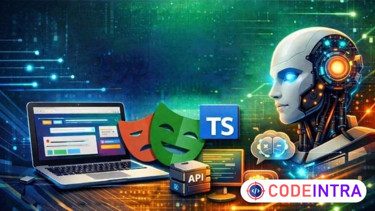 Playwright using TypeScript with AI - Web&API for beginners - Codeintra