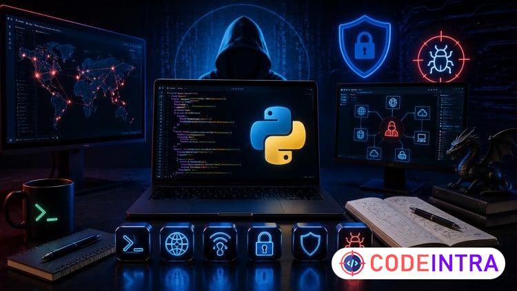 Python Ethical Hacking: Scripting Secrets Fully Unlocked - Codeintra