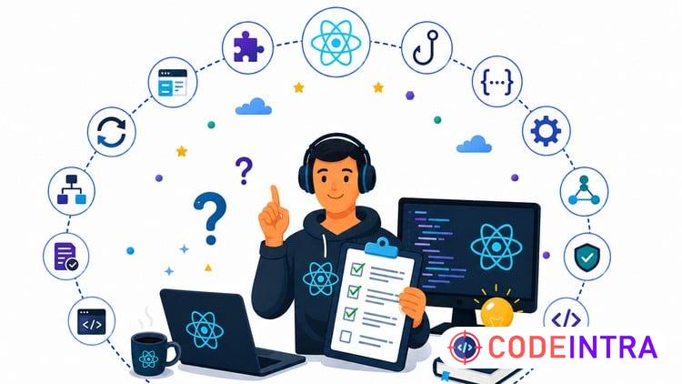 500+ React Hooks Interview Questions with Answers 2026 - Codeintra