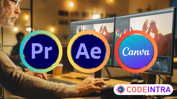 Social Media Video Editing: Premiere Pro After Effect Canva - Codeintra