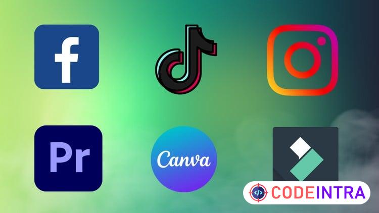 Social Media Video Editing With Premiere Pro Canva Filmora - Codeintra