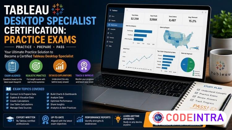 Tableau Desktop Specialist Certification: Practice Exams