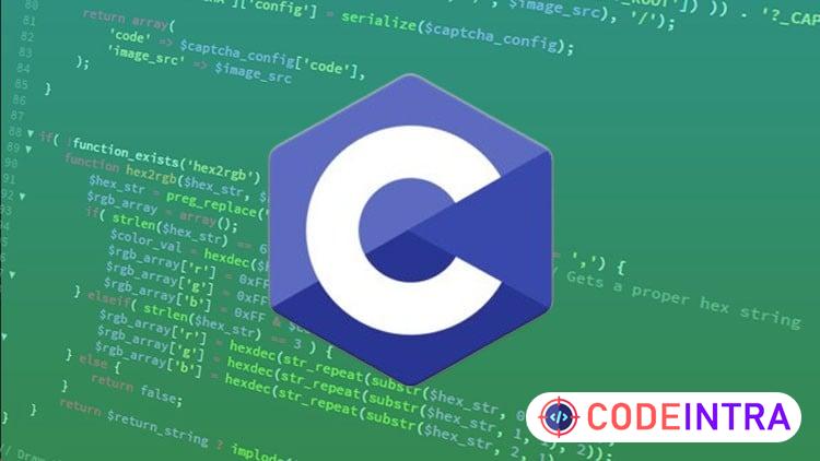 The Complete C Programming Course for Basic to Expert - Codeintra