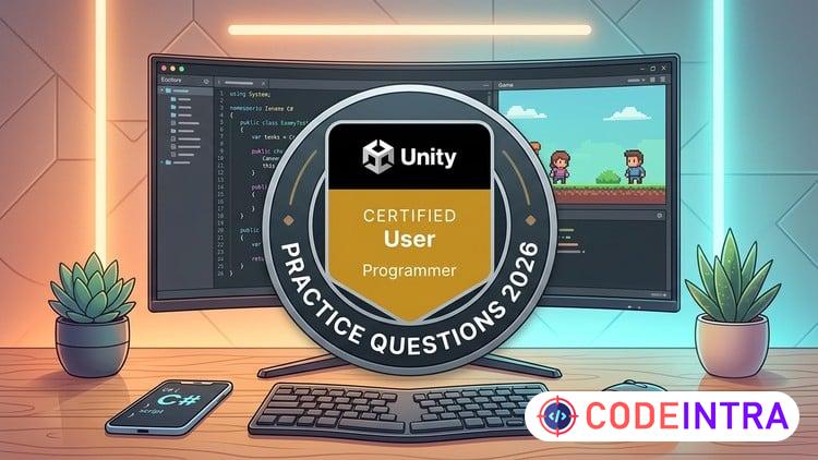 Unity Certified User Programmer Practice Test 2026 - Codeintra