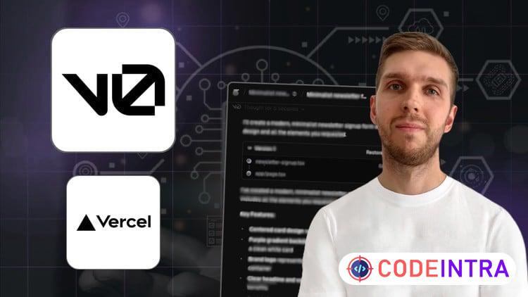 Vibe Coding for Developers: v0 AI, Supabase, Vercel Deploy - Codeintra
