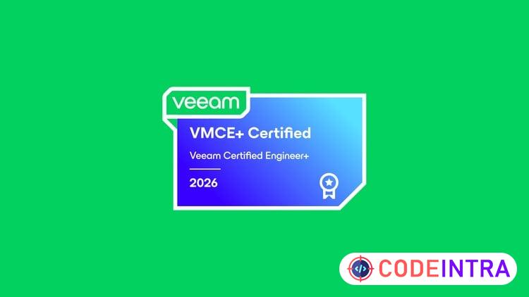 VMCE+ Practice Exams: VBR, Veeam ONE & VRO - Codeintra