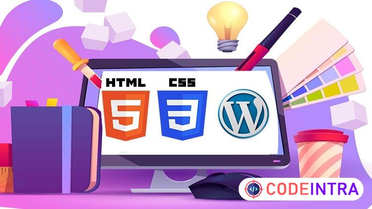 Web Design Course with HTML CSS and Wordpress - Codeintra