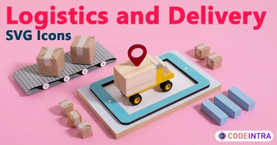 Logistics and Delivery | Isometric SVG Icons 🚛