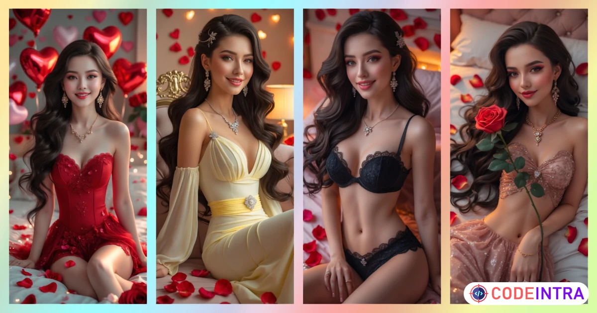 150+ HD AI-Generated Images: Russian Valentine Girl Influencer Bundle 🌹 - Codeintra