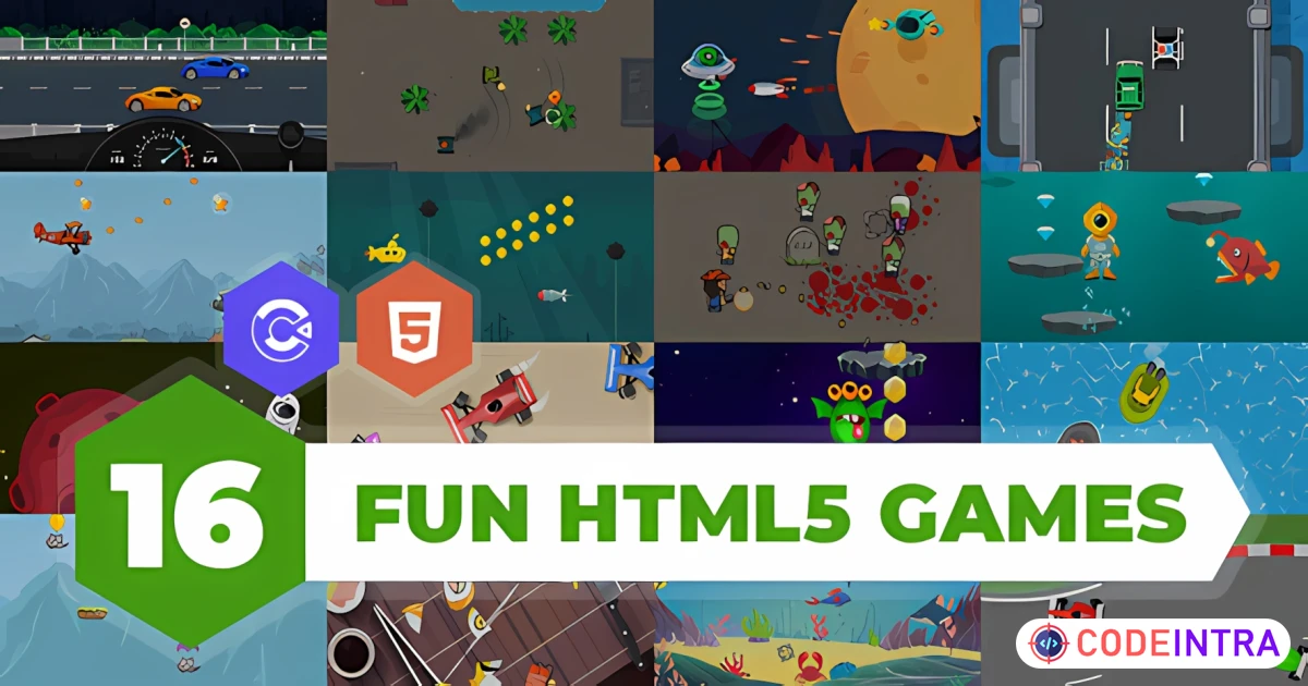 16 Games Bundle - HTML5 - Construct 3 - Codeintra