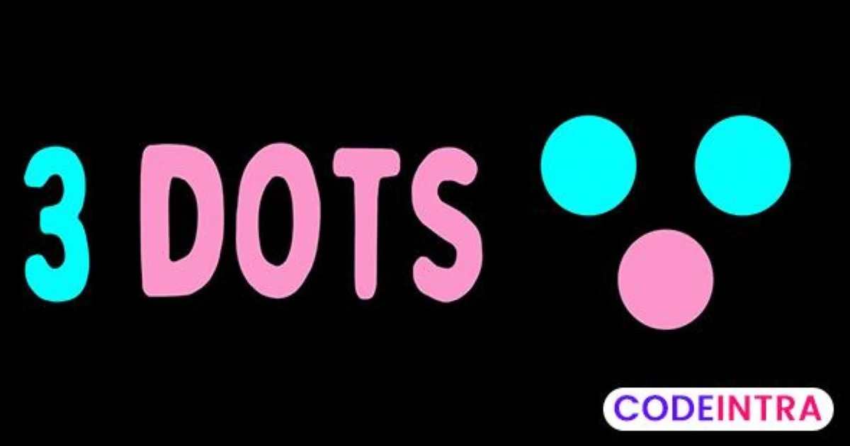 3 DOTS - HTML5 Game Construct 3 Template Premium Games - Codeintra