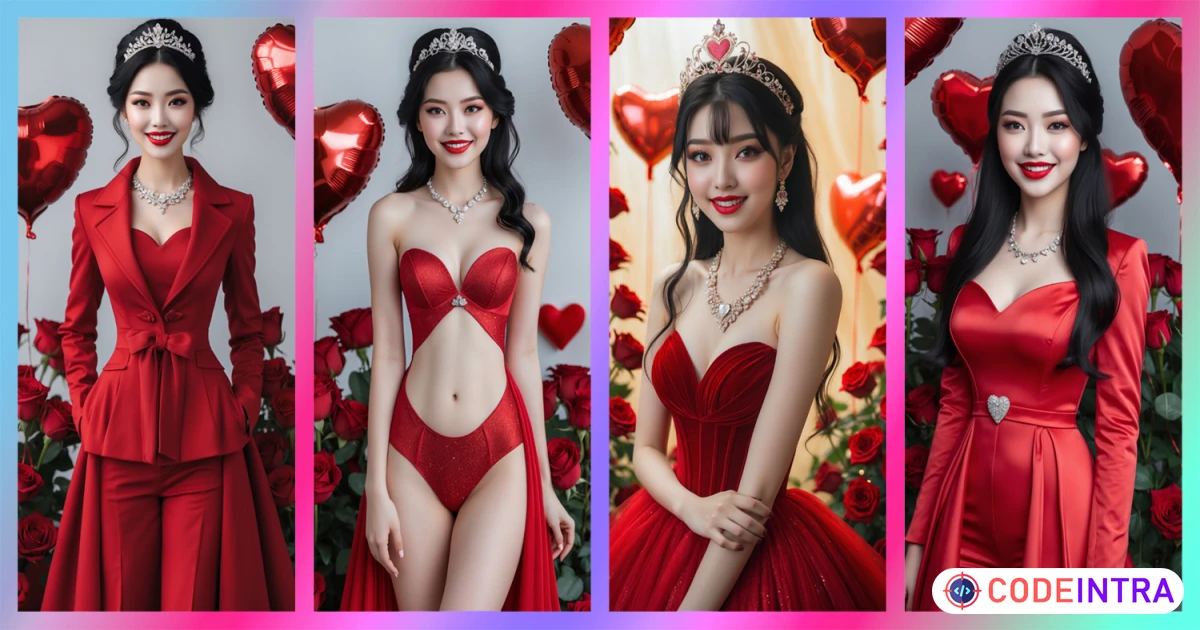 🔥 50+ AI-Generated Valentine’s Girl Pics for Social Media Monetization! 💃🌹 - Codeintra