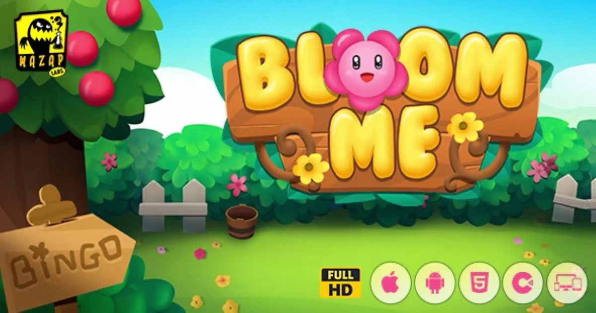 Bloom Me - Color Bingo Arcade HTML5 Game (Construct) - Codeintra