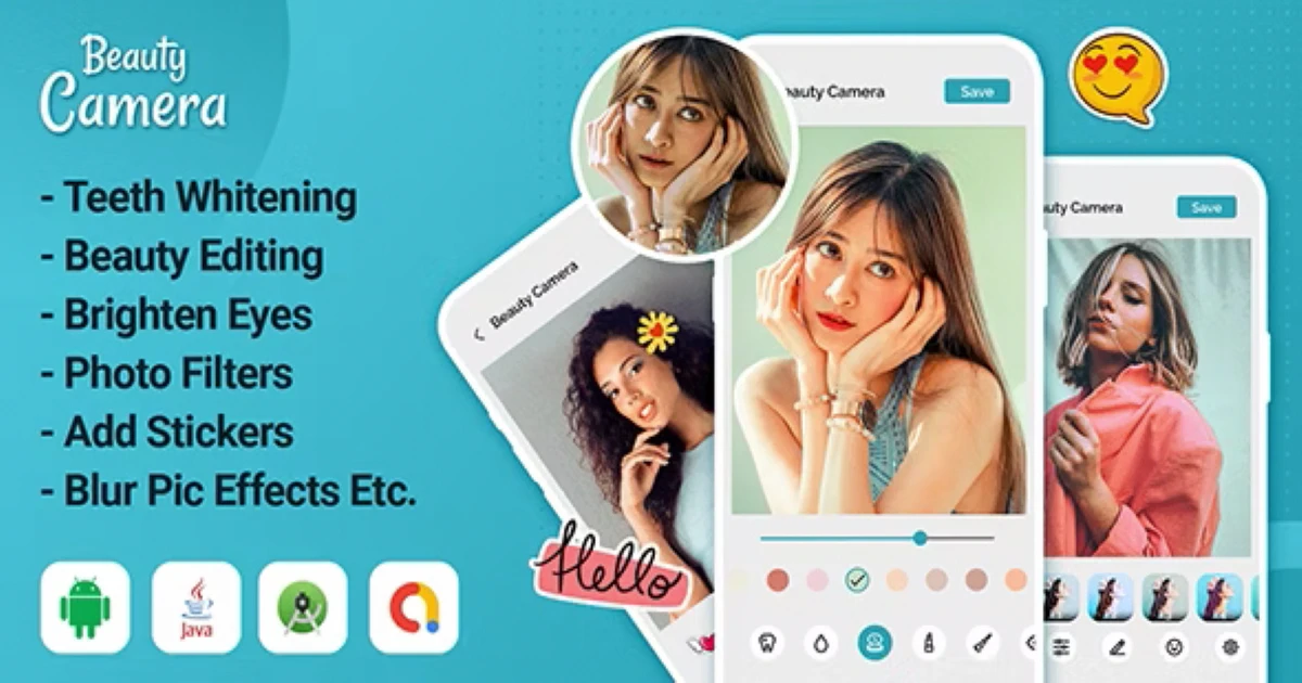 Beauty Camera - Photo Editor Pro - Sweet selfie Android - Codeintra