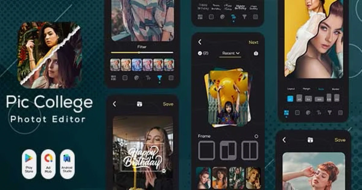 Grid Photo Collage Maker Quick - PicCollage Photo Edit - Codeintra