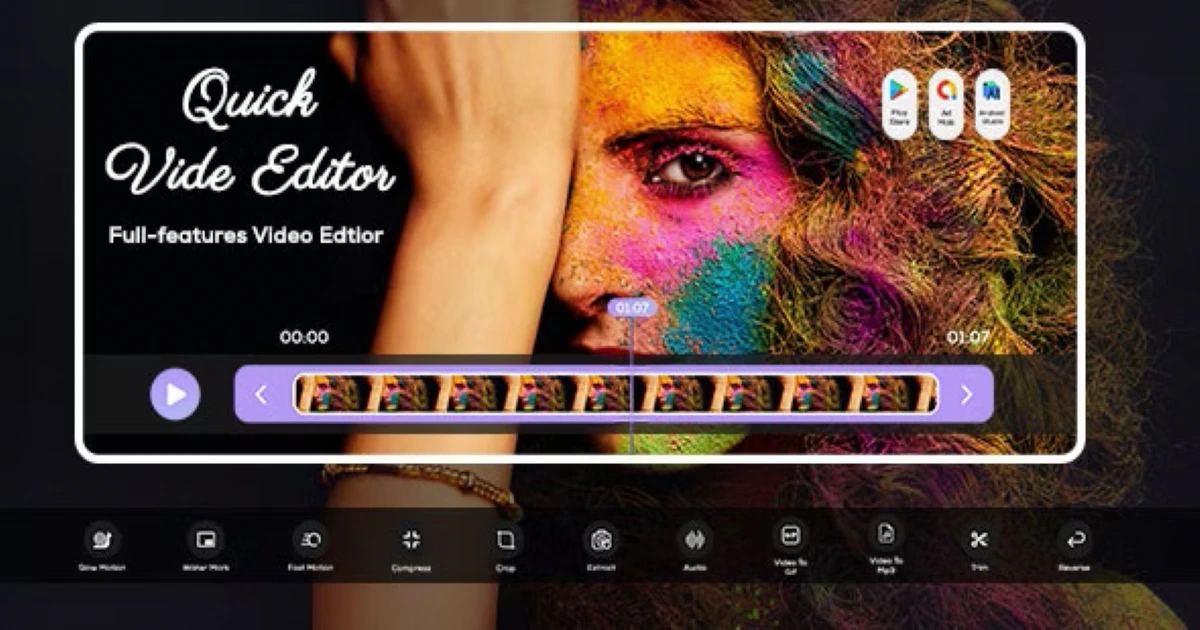 Quick Video Editor Pro - Fast and Easy Video Editor - Codeintra