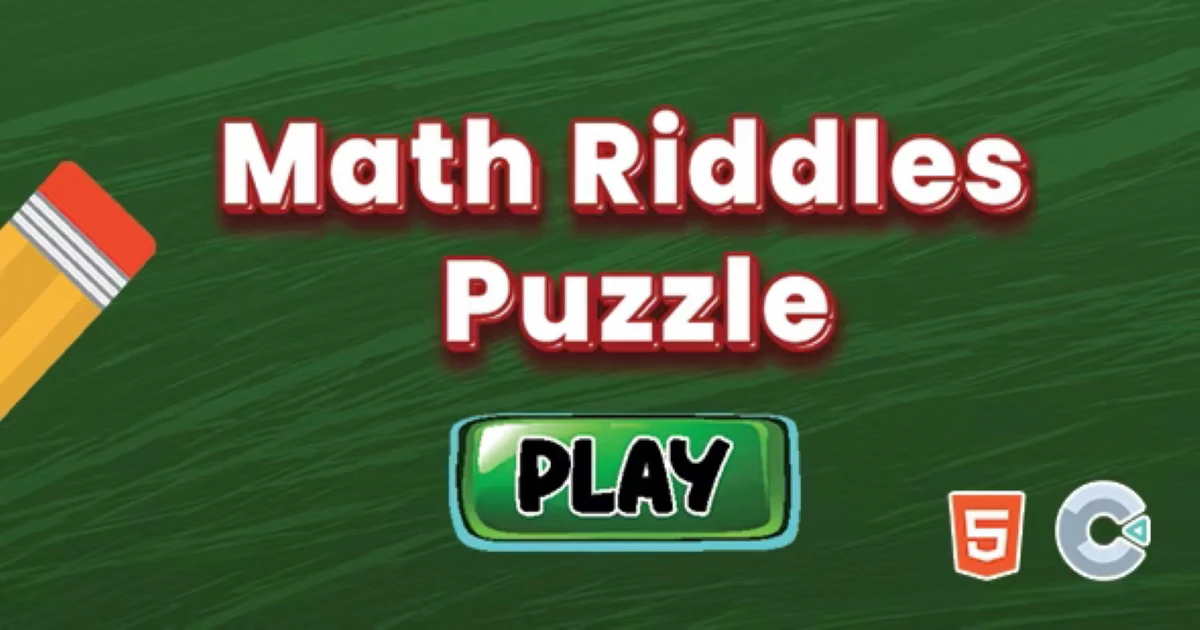 Math Riddles Puzzle - Html5 (Construct3) Cool Kids Game - Codeintra