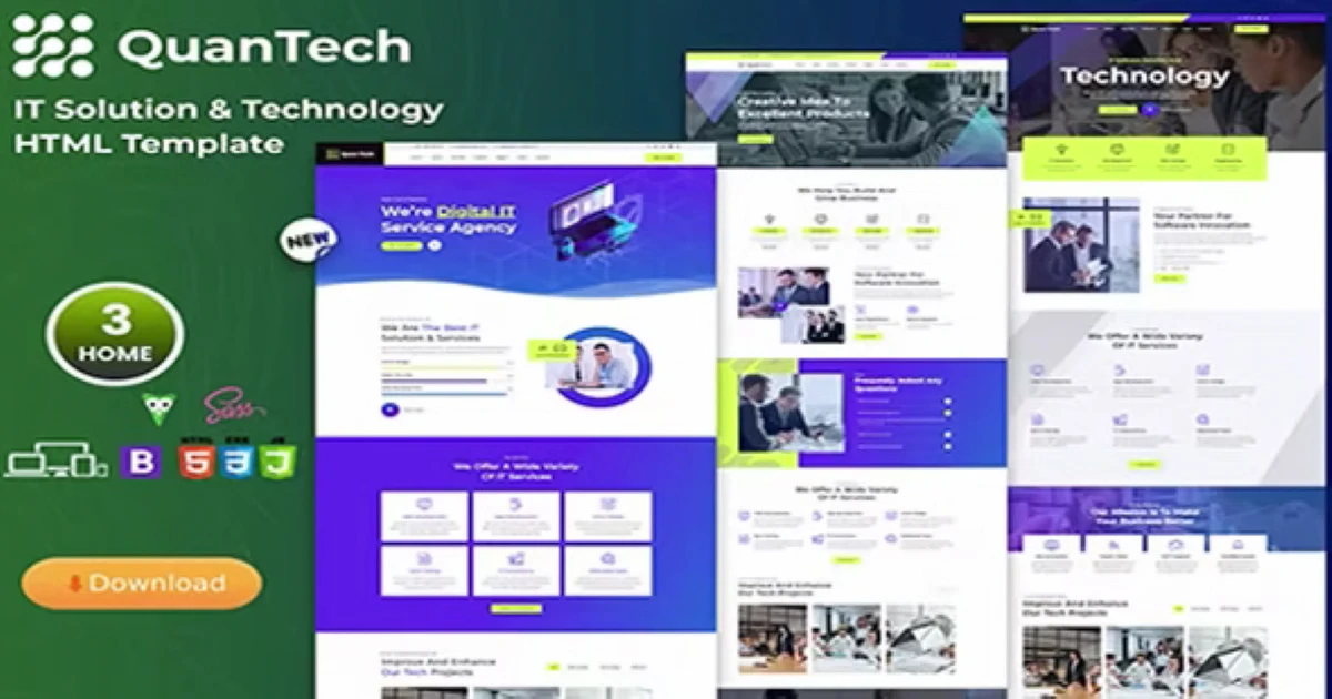 Premium IT Solutions & Technology HTML Modern Template - Codeintra