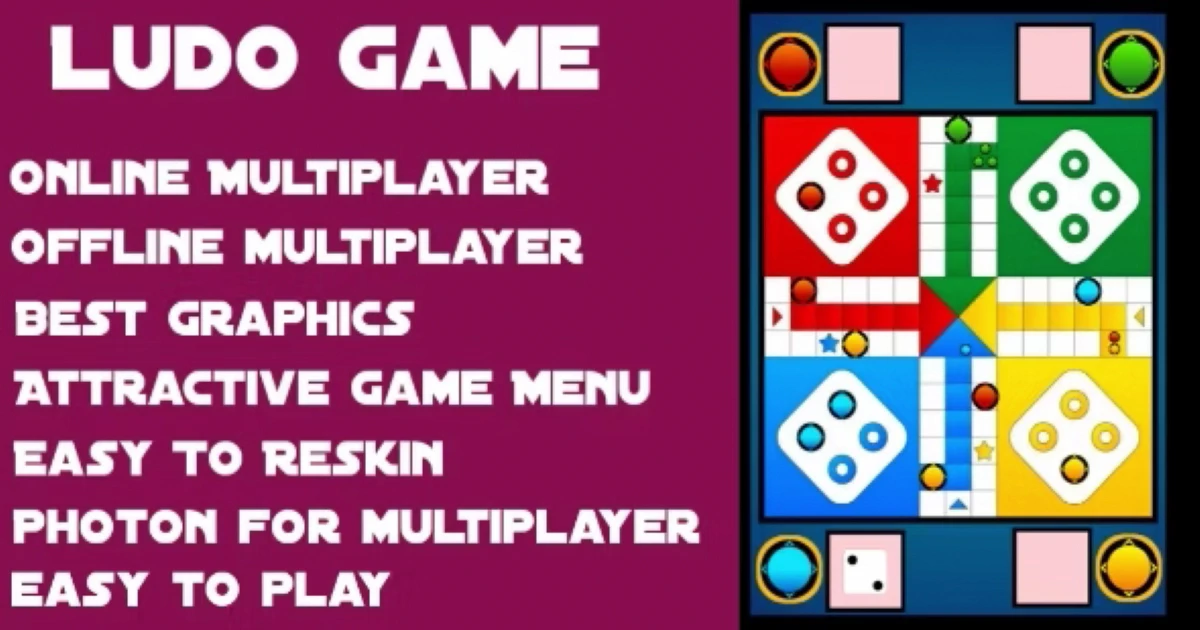 Premium Ludo Game Source Code for Unity- Offline/Online - Codeintra