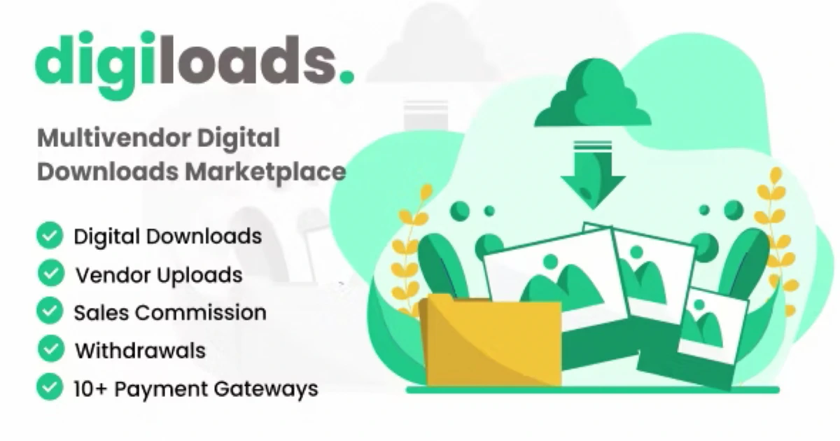 Digiloads - Multivendor Digital Downloads Marketplace - Codeintra