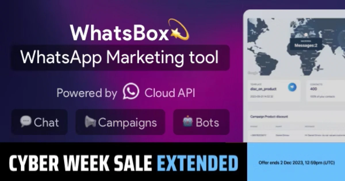 WhatsBox - The WhatsApp Marketing - Bulk Sender, Chat - Codeintra