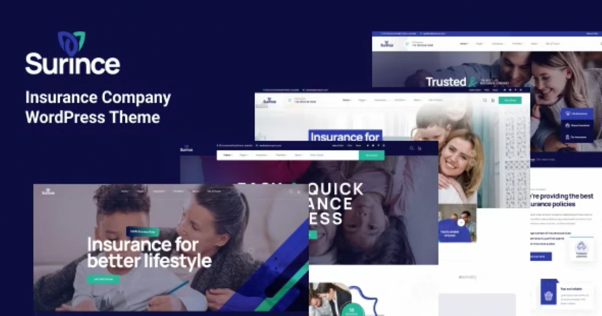 Surince - Insurance Company WordPress Theme Premium - Codeintra