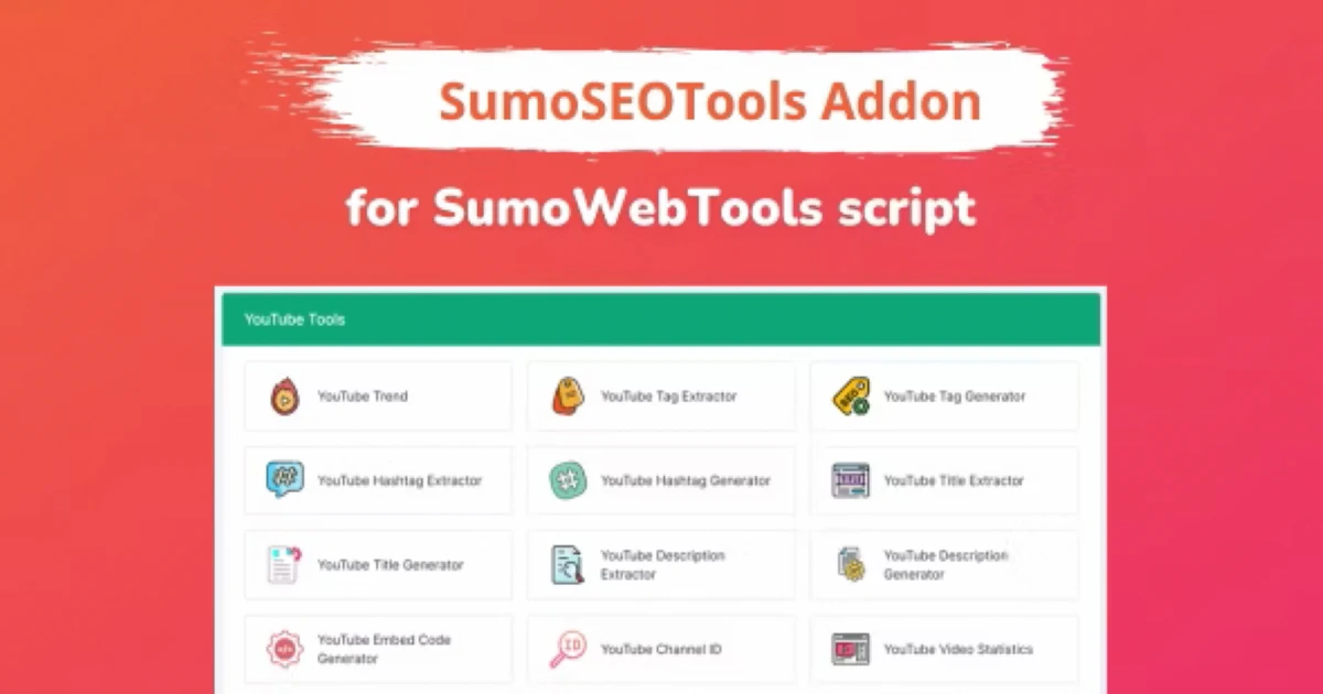 SumoSEOTools Addon Package for SumoWebTools - Codeintra