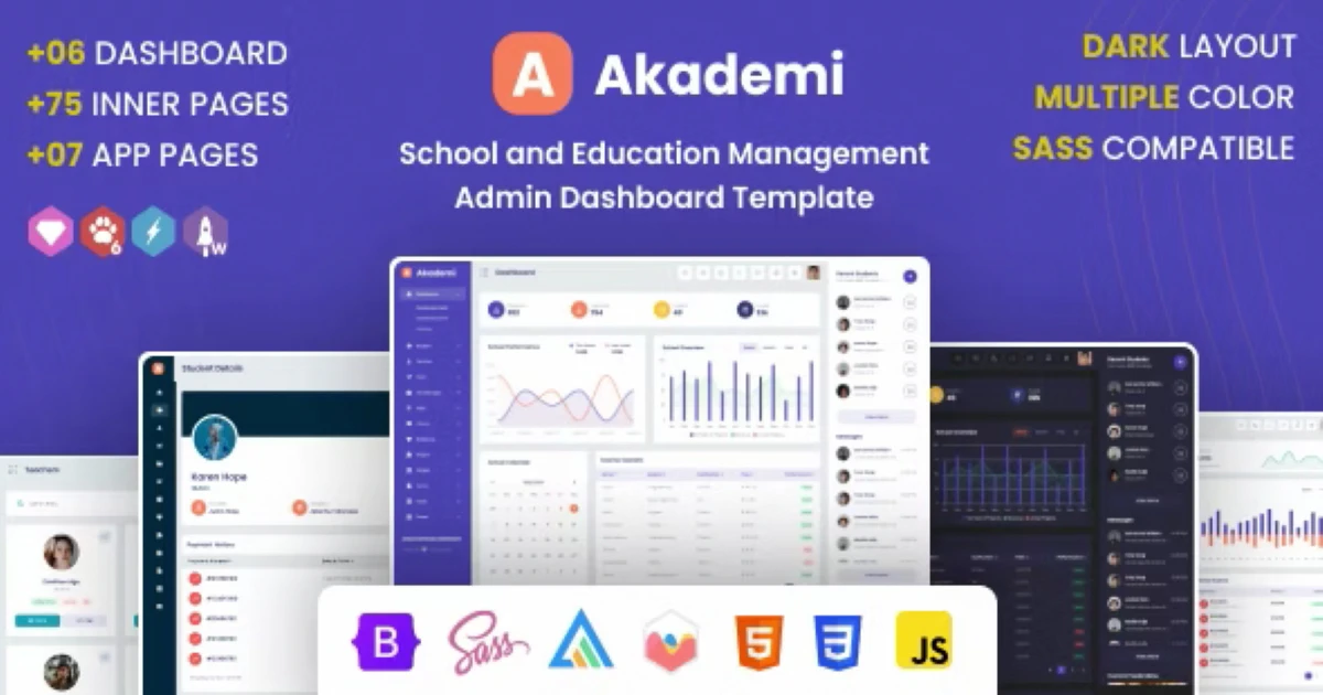 Akademi : School and Education Management Admin - Codeintra