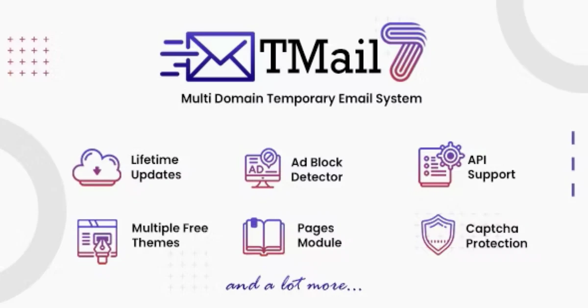 TMail - Multi Domain Temporary Email System Premium - Codeintra