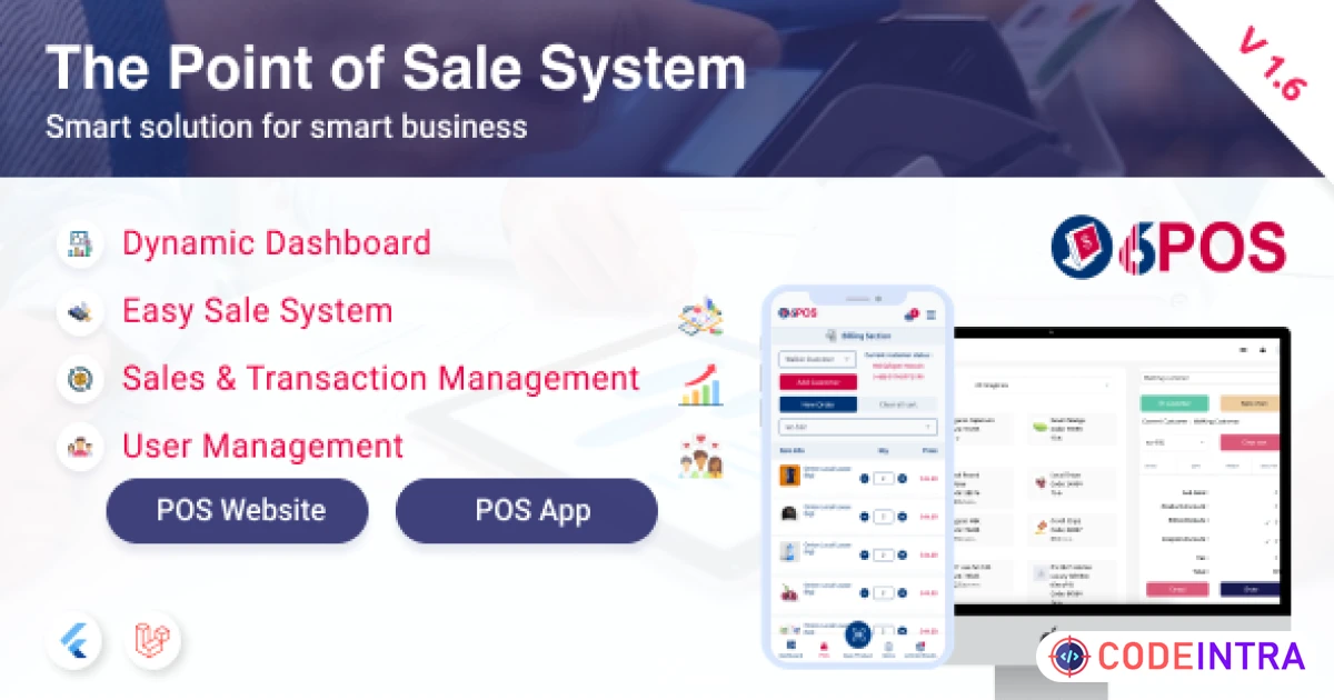 6POS - The Ultimate POS Solution - Codeintra