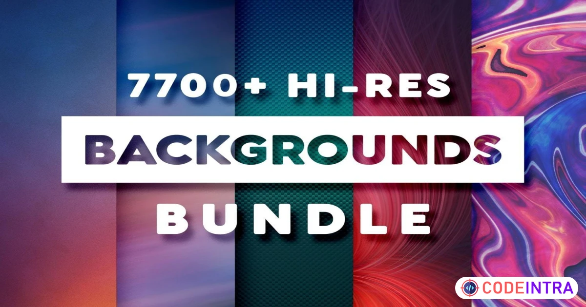 🎨 7700+ High-Resolution Backgrounds Bundle 🚀 - Codeintra