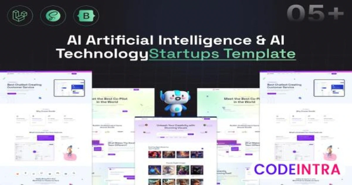 AI Doodle – Laravel 11 AI Technology Template - Codeintra