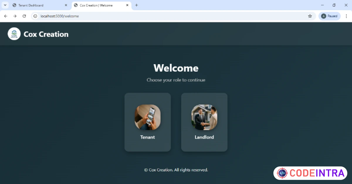 Product featured image All-in-One Real Estate Web App (Frontend + Backend) - Codeintra